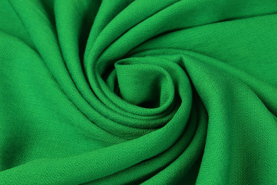 Вискоза фактурная 27911 Ярко-зеленый - изображение