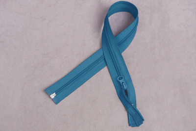 Молния разъёмная 55см Т5 спираль Морская волна 210 - изображение