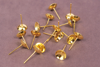 Основа 14*8мм для пусет Золото - изображение