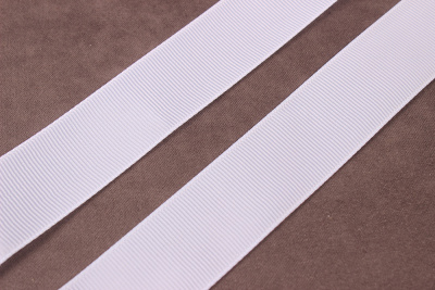 Репсовая лента 25мм Белый - изображение
