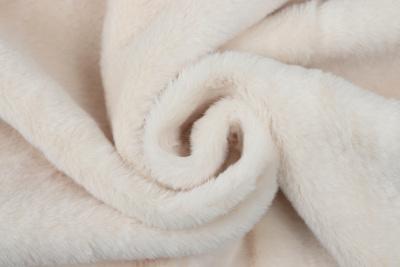 Мех-дубленка кролик Молочный - изображение