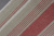 Лен пестротканный 166027 Красно-бежевые полосы
