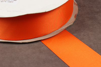 Репсовая лента 40мм Оранжевый 506 - изображение