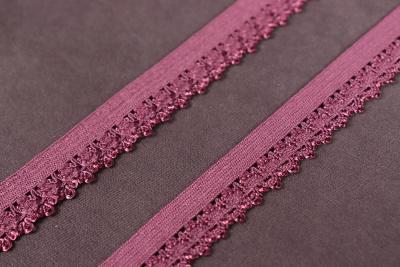 Резинка бельевая 12мм Т.Малиновый - изображение