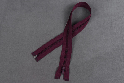 Молния разъёмная 50см Т5 спираль Gamma Т.Вишневый 171 - изображение