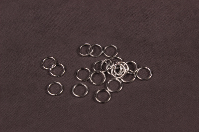 Кольцо 9*7мм соединительное Серебро - изображение