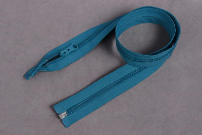 Молния разъемная 65см Т5 спираль Морская волна 210 - изображение