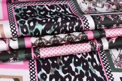 Шелк искусственный 3400 Пэчворк - изображение