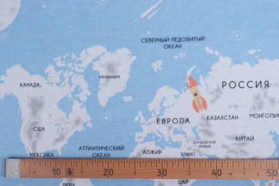 Поплин набивной 220 Традиция  Марс - изображение