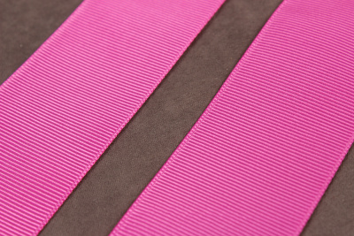 Репсовая лента 40мм Т.розовый - изображение
