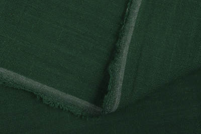 Лен-вискоза Зеленый - изображение