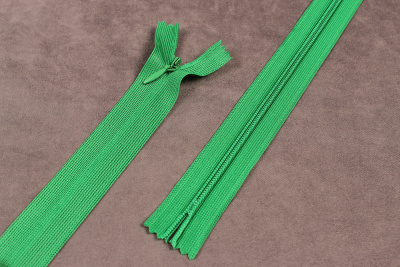 Молния потайная 50см нейлон Зеленый 243 - изображение