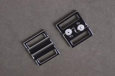 Застёжка для купальника металл 15мм Никель - изображение