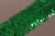 Тесьма 45мм с пайетками эластичная Зеленый
