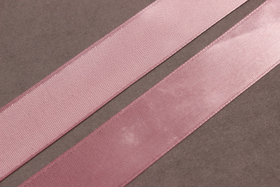 Лента атласная 25мм Пыльная роза №102 - изображение