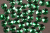Стразы пришивные 12мм круглые Зеленый