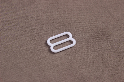 Регулятор бретелей 12мм пластмассовый Белый - изображение