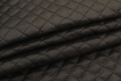 Стежка на капроне нитепрошивная мелкая клетка Черный - изображение