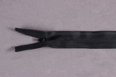 Молния потайная 20см нейлон  Черный 322 - изображение