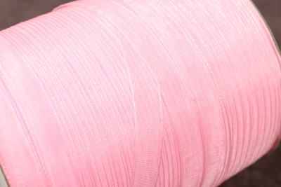 Лента-органза 10мм Розовый 042 - изображение