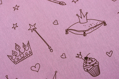 Бязь набивная 150 Ив 120 гр/м.кв. Сказка компаньон - изображение