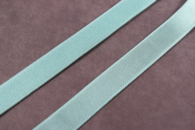 Резинка для бретелей 15мм Глянец Пыльная мята - изображение