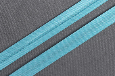 Атласная косая бейка 15мм Голубой 114 - изображение