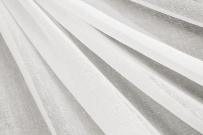 Тюль сетка молочная - изображение