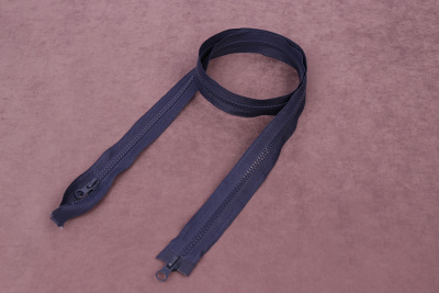 Молния 110см разъёмная трактор 2 бегунка Т5 Т.Синий - изображение