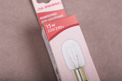 Лампочка д/швейной машины Aurora AU-225615 цокольная - изображение