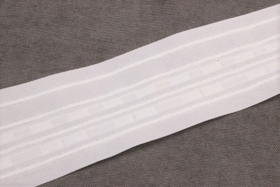 Лента шторная Ёлка текстильная 6см белый - изображение