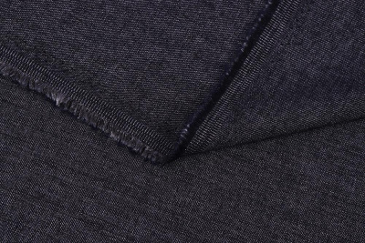 Костюмная 1123/07 213гр/м.кв.Черный меланж - изображение