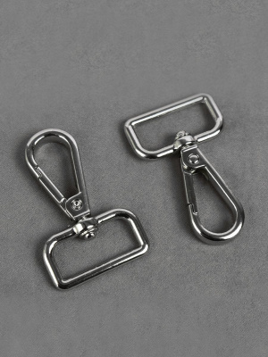 Карабин 25мм для сумок Никель - изображение