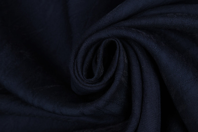 Вискоза жаккард 11364 Т.синий - изображение