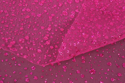 Фатин  Глиттер М-32 SIM BASKI Фуксия - изображение