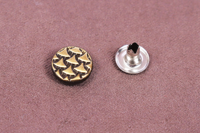 Хольнитены джинсовые 9мм чешуя Антик - изображение