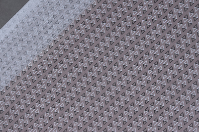 Бязь набивная 262 Ив 122 гр/м о/м Треугольники на сером - изображение