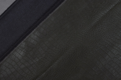 Кожа 12459 Тиснение звериный принт Хаки - изображение