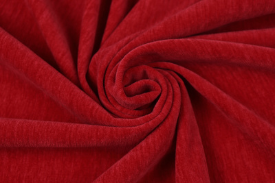 Костюмный двухсторонний шенил Красный - изображение