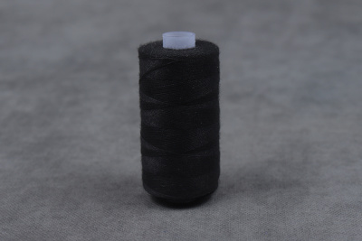 Нитки 20s/3 100% п/э 200ярд 183м Черный - изображение