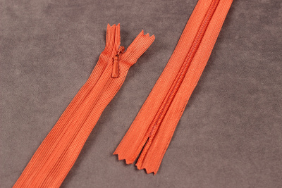 Молния потайная 20см нейлон Кирпичный - изображение