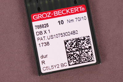 Иглы для ПШМ №70/10 DBx1 R Groz-Beckert 10шт - изображение