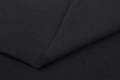 Кулирная гладь с лайкрой 270гр/м.кв Черный - изображение