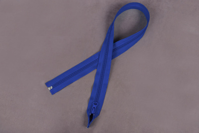 Молния разъемная 65см Т5 спираль Синий 340 - изображение