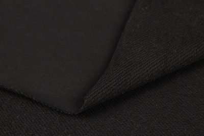 Полотно футерованное 3-нитка 330гр/м.кв.петля Черный - изображение