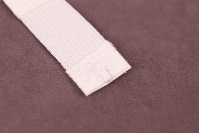 Удлинитель застежки для бюстгальтера 19мм 3ряда 1крючок + резинка Белый - изображение