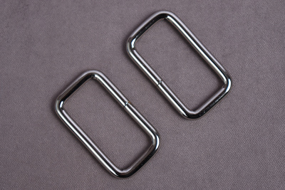 Пряжка металлическая Рамка 32мм Никель - изображение