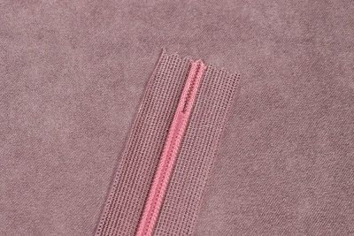 Молния потайная 20см на сетке Розовый 332 - изображение