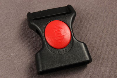 Фастекс 25мм Черный/красный - изображение