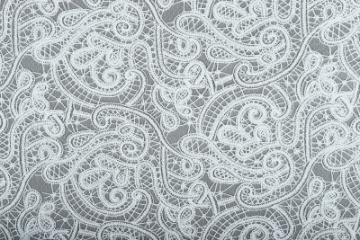 Кружево 4107 Молочный - изображение